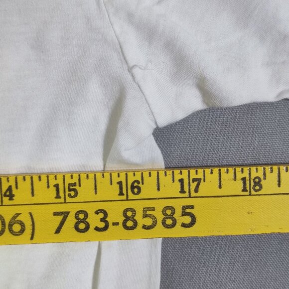 Polaroid T-shirt unisex size S white with graphic design - Picture 7 of 8